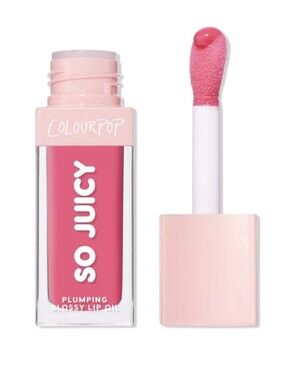 ColourPop So Juicy Plumping Gloss Lip Oil: Trending Now (True Hot Pink), NIB